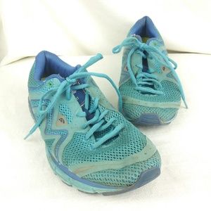 Karhu Fluid Fulcrum3 teal blue running shoes sz 10